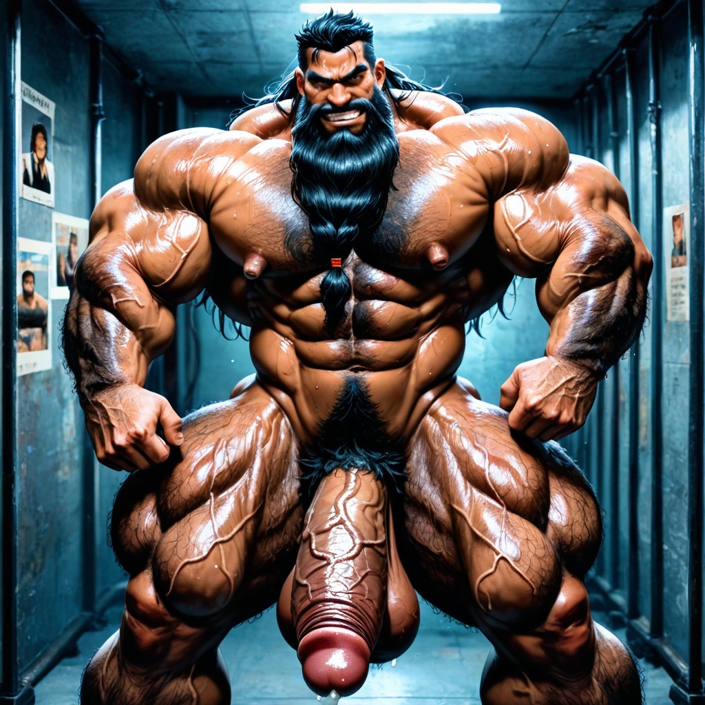 Bodybuilder, High Definition, Veiny Muscles 게이 AI 포르노