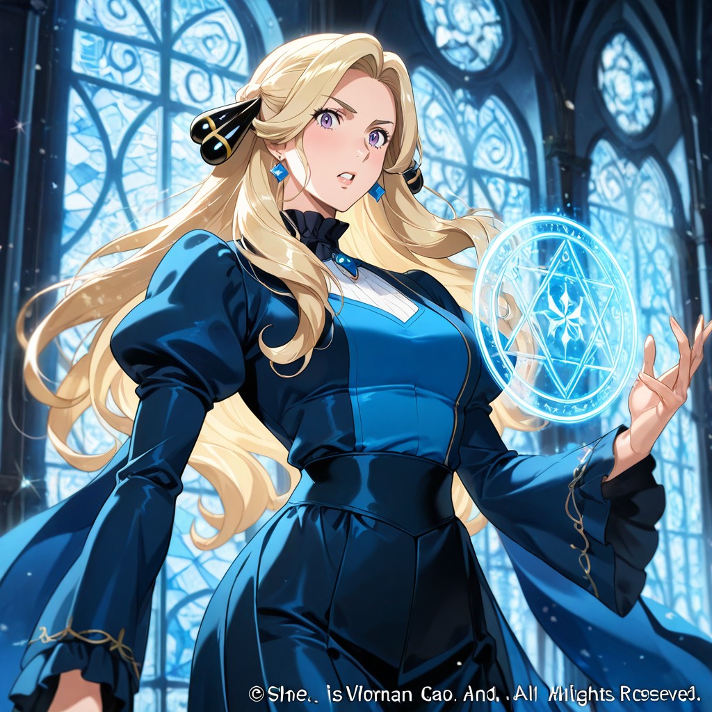 Dynamic Motion, Moonlight Through Stained Glass Windows, Dramatic Lighting 게이 AI 포르노