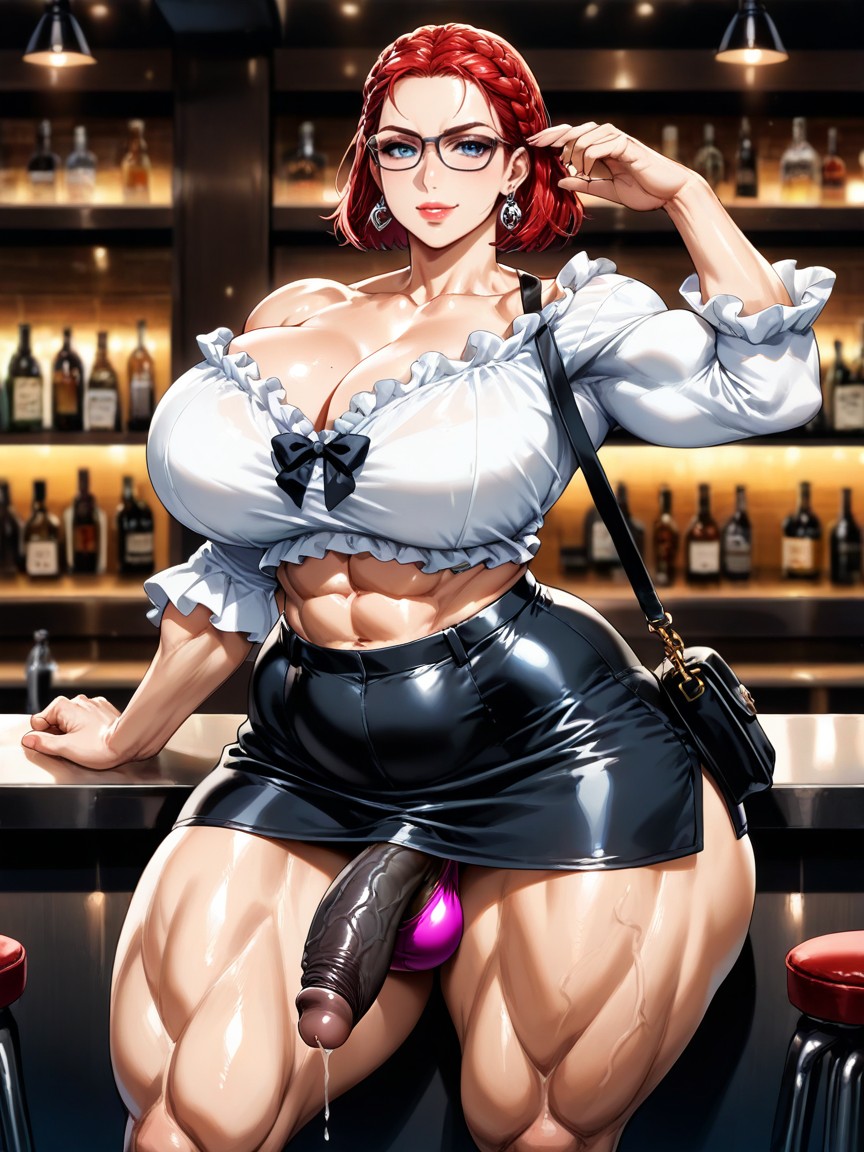 Wide Hips, Muscle Trapez, Huge Dumptruck Ass 게이 AI 포르노