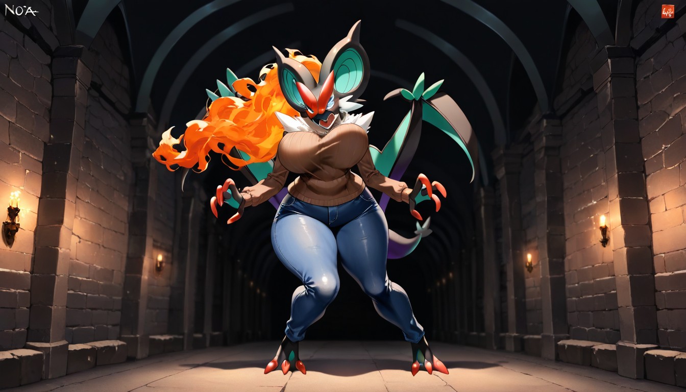 Noivern In The Air, Noivern Pokemon, Plump Arms AI同性戀黃片