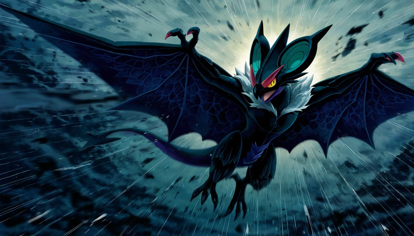 Corviknight's Entire Body Tilted Forward, Noivern Has Silly Face, Cuerpo Completo Porno gay IA