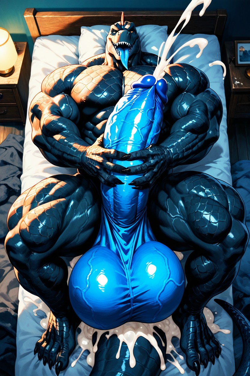 Hyper Balls, Tatouage, Colossal Penis Porno IA Gay