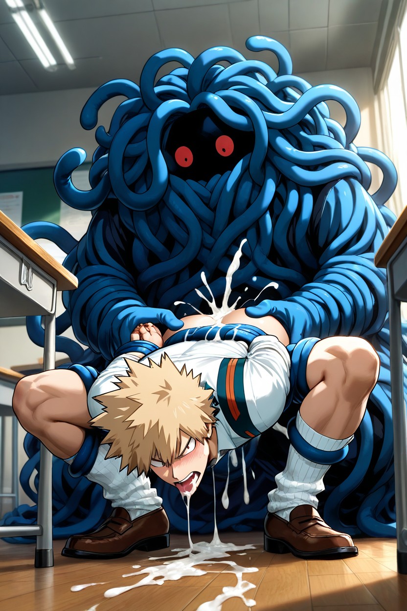 25+, Tangrowth Tentacles Inside His Ripped Clothes, Realistic Lighting AI同性戀黃片