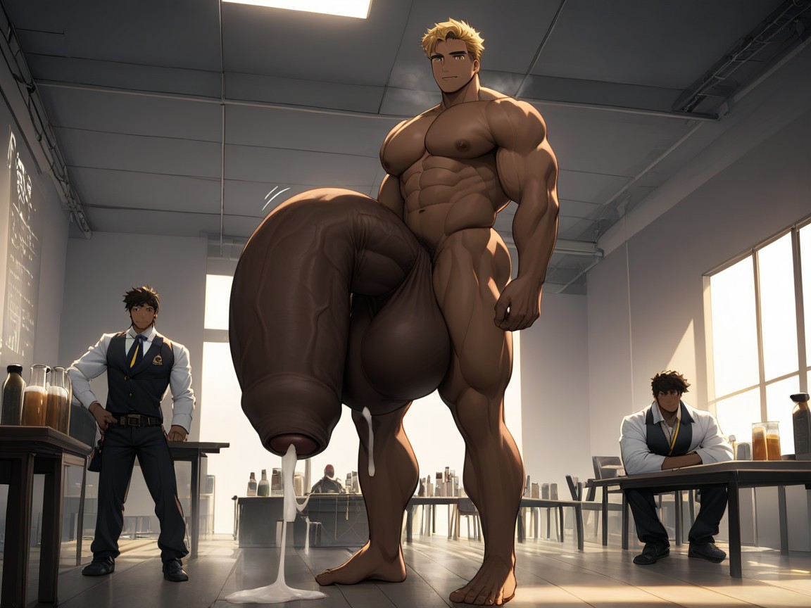 Dusk, Penis Bigger Than Leg, Unable To Move AI Gay Porn
