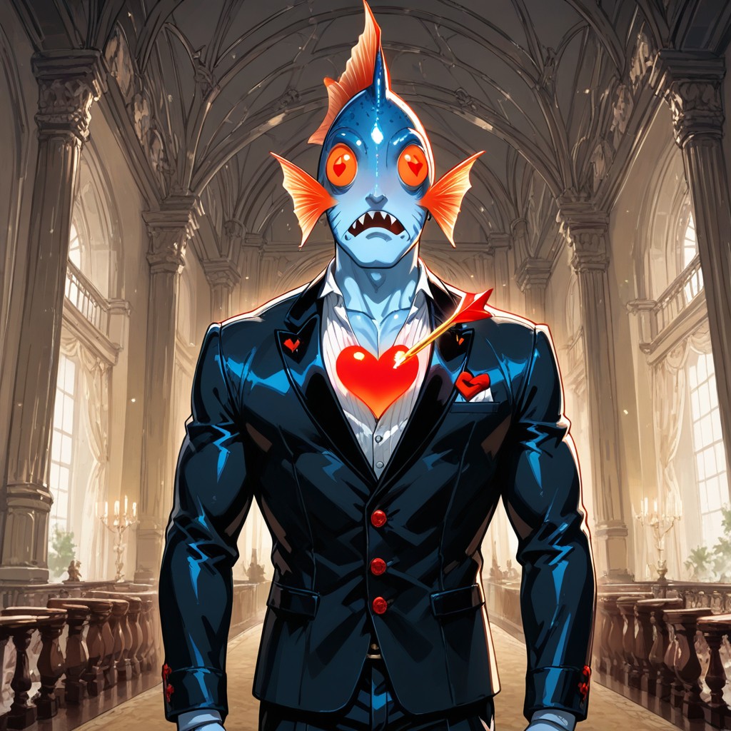 Stone Walls, Highly Detailed, Anthrofish ИИ гей порно