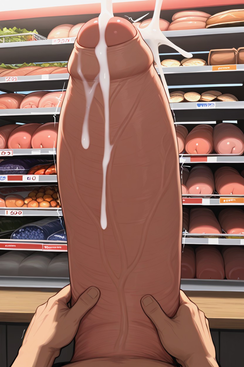 Penis Bigger Than Body, Helping Hand, Handjob ゲイAIポルノ