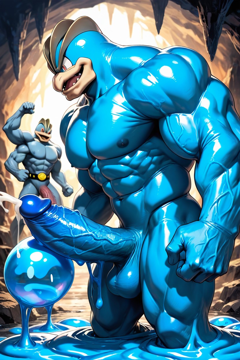 Machamp, Sex, View From Side AI Gay Porn