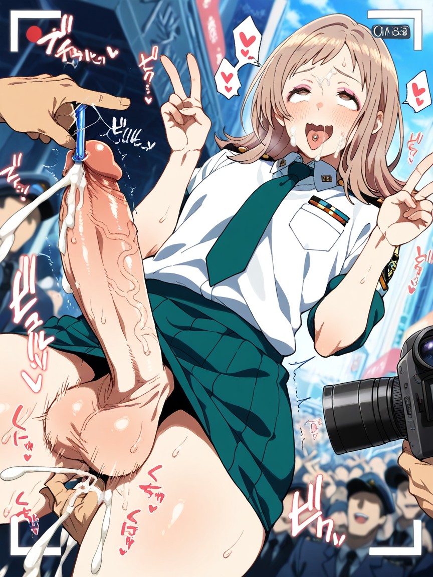 Tokio, Impossibly Long Hyper Penis, Speed Lines AI Gay Porn