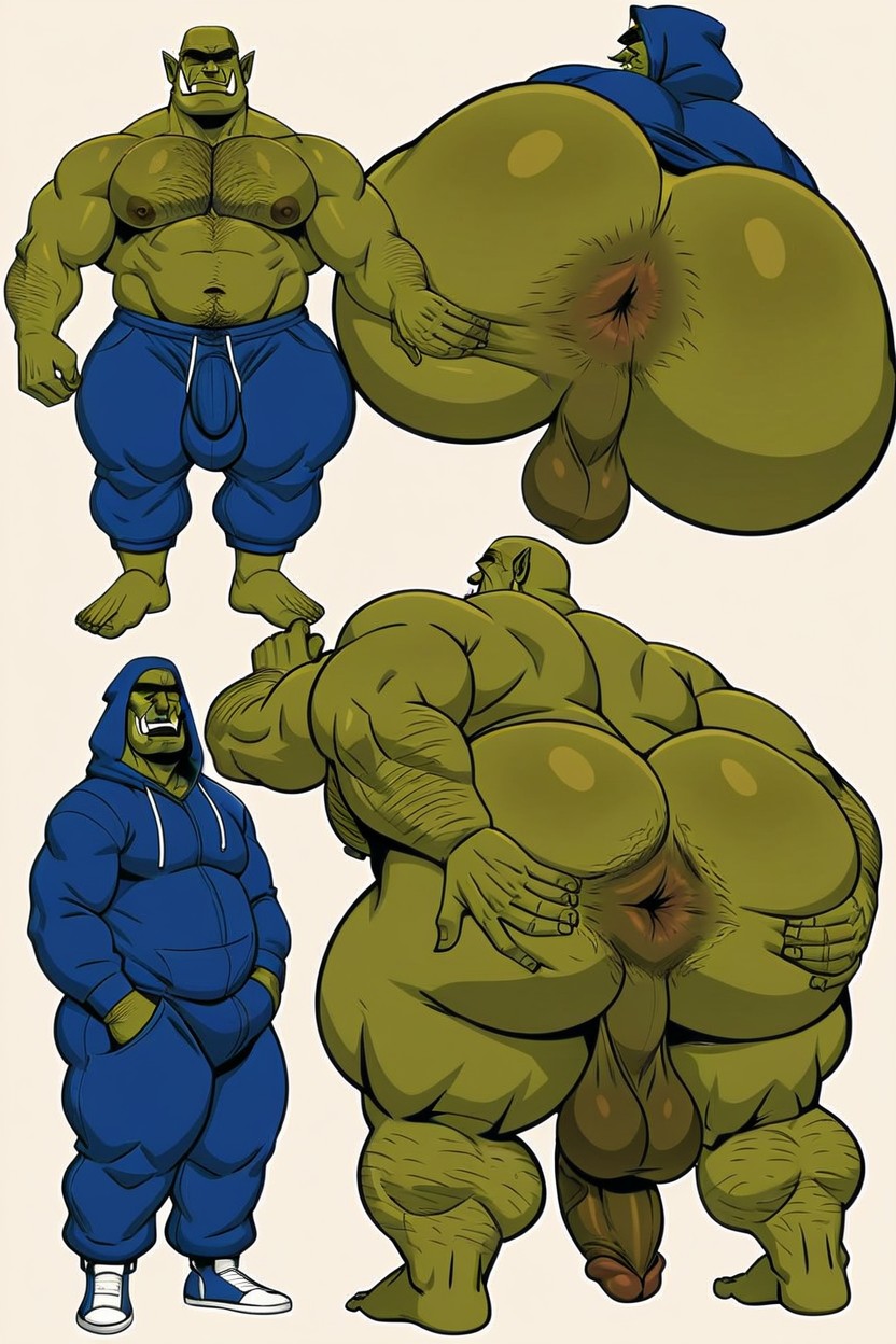 Big Balls, Shavrd Anus, Plain Background Porno gay IA