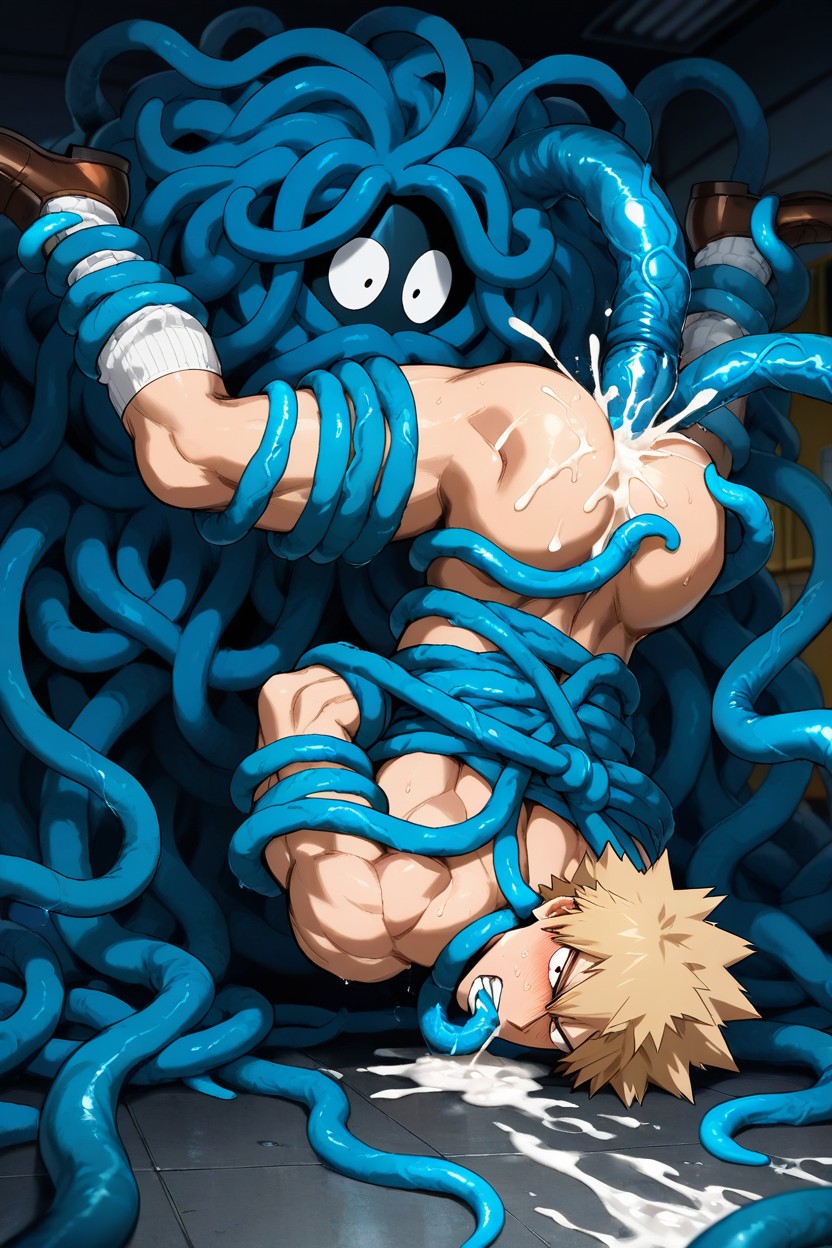 Bakugo From My Hero Academia, +, Exposed Anus AI Gay Porn