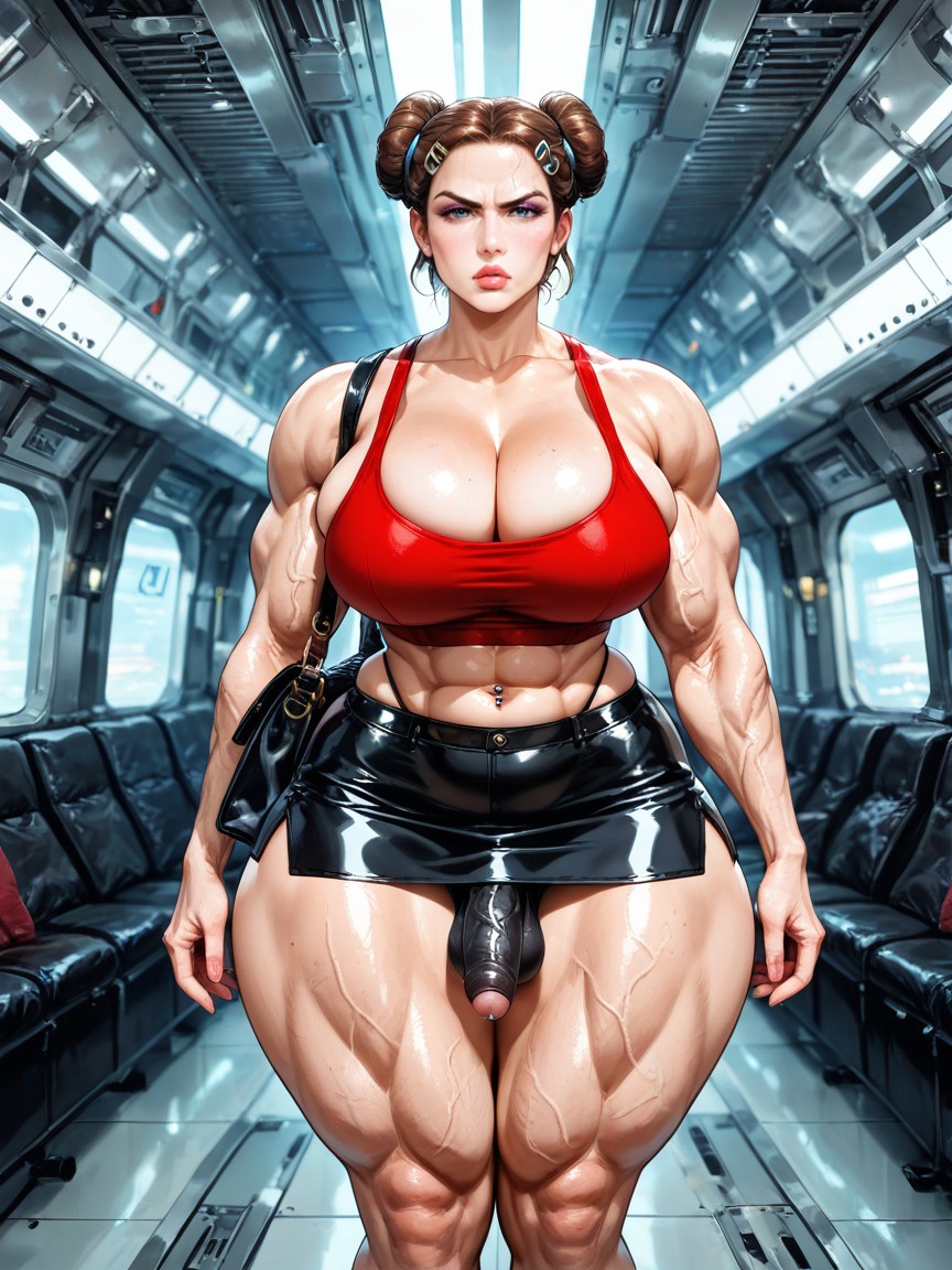 Thick Thighs, Toned, Amazon Body AI Gay Porn