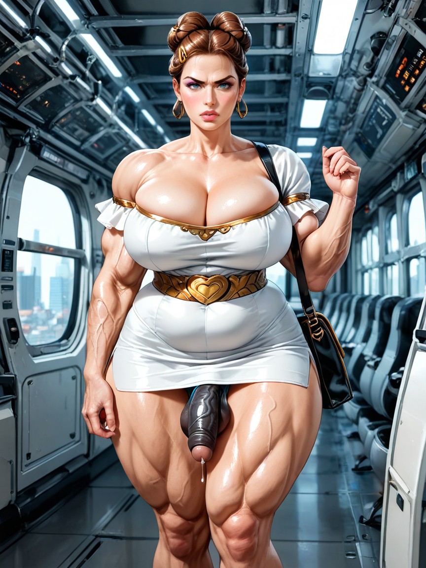 Wide Hips, Amazon Body, Exaggerated Ultra Waist AI Gay Porn