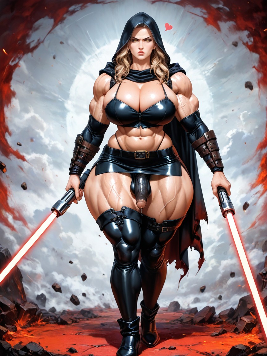 And A Black Ring On Her Left Hand, Foreskin, Muscular AI Gay Porn