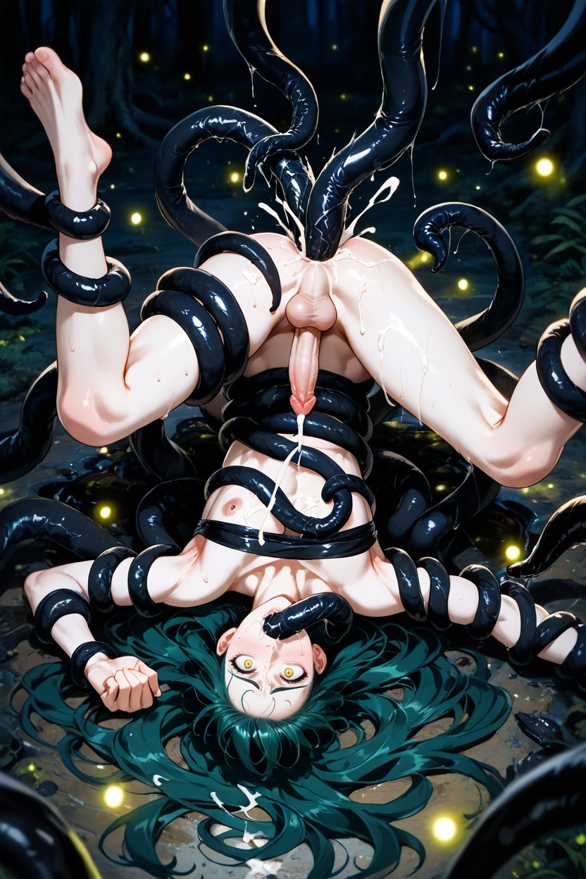 Very Detailed, Pale Skin, Night AI Gay Porn