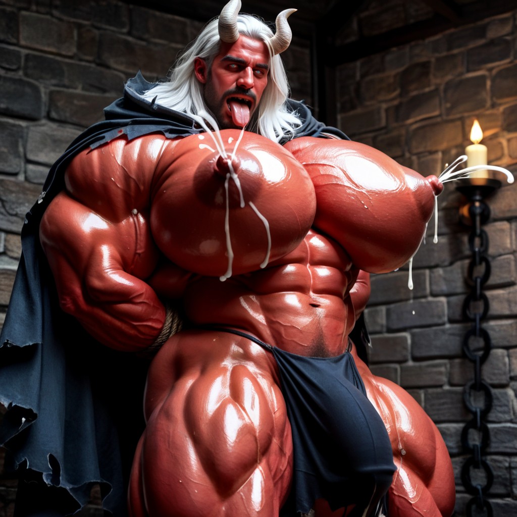 Muscular, Bottom Up, 18+ AI Gay Porn