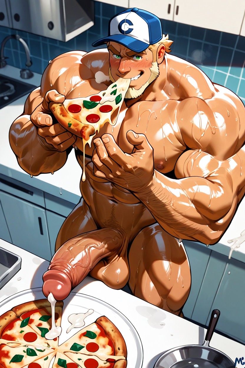 Naked, 18+, Squeezable AI Gay Porn