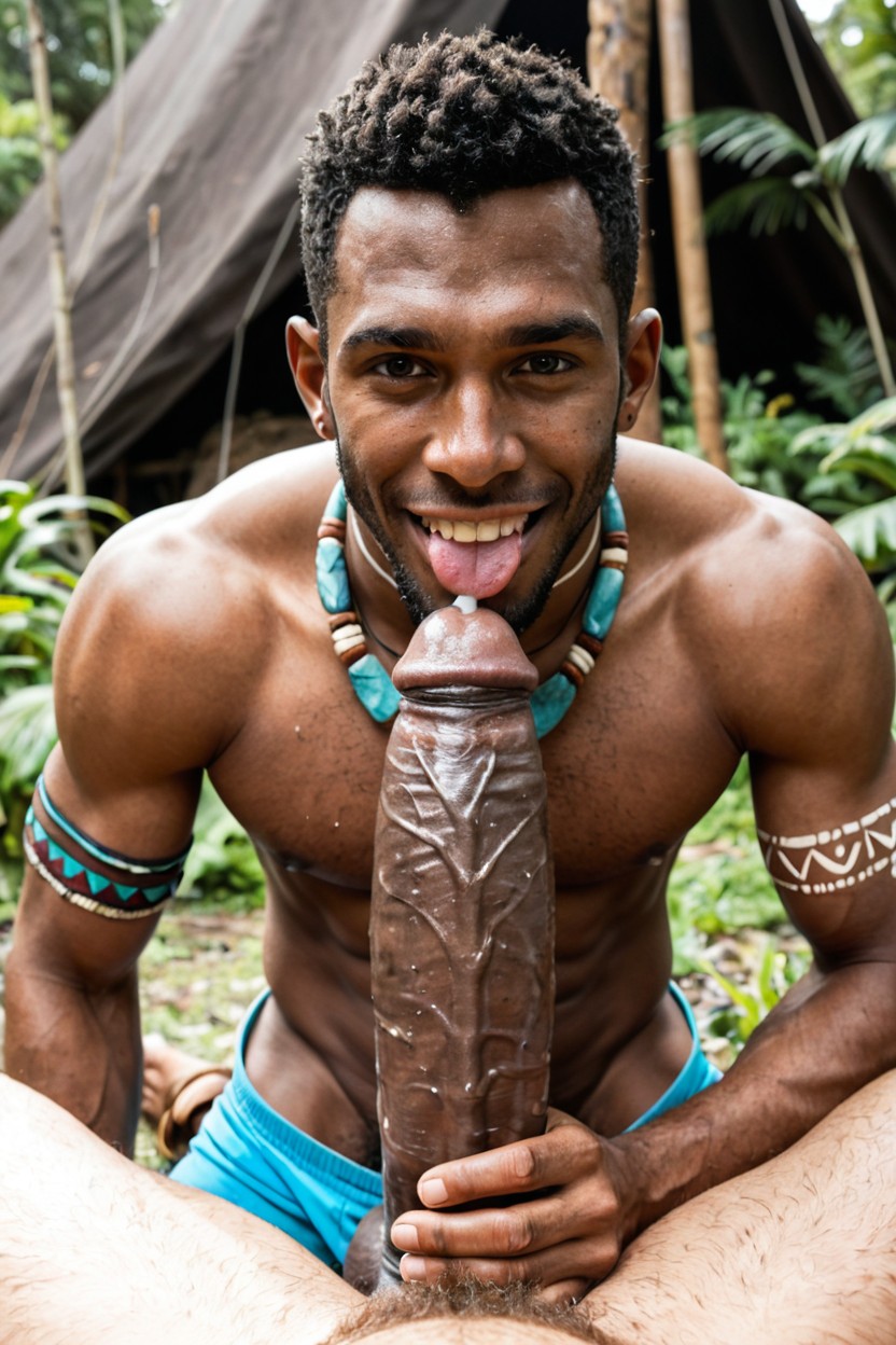 Close Up, Pubic Hair, Hyper Balls AI Gay Porn