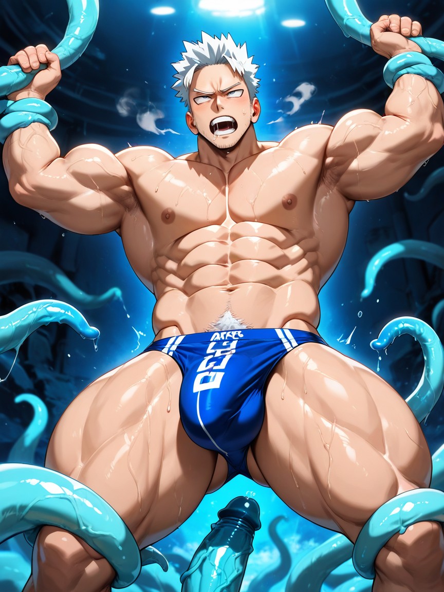Big Muscle, Saliva, Hd AI Gay Porn