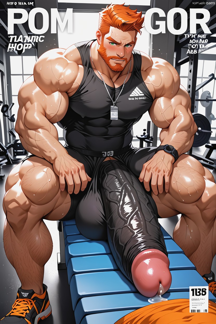 Focus On Penis, Full Face Blushing, Everyone Is Sweaty AI Gay Porn