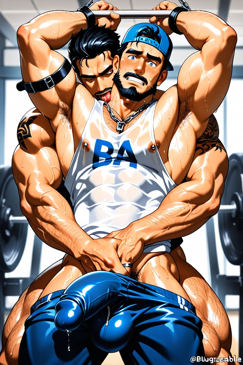 Ear Rings, Nervous, Mating Press AI Gay Porn