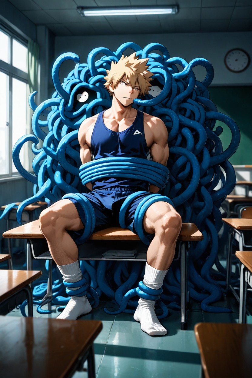 Spacious, On College Desks, Blonde Hair Porno gay IA