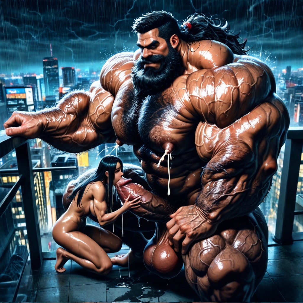 Detailed Muscles, Incredibly Wide Shoulders, Naked Porno gay IA