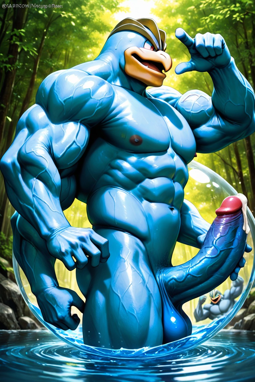 Perfect Penis, Gigantic, Naked AI Gay Porn