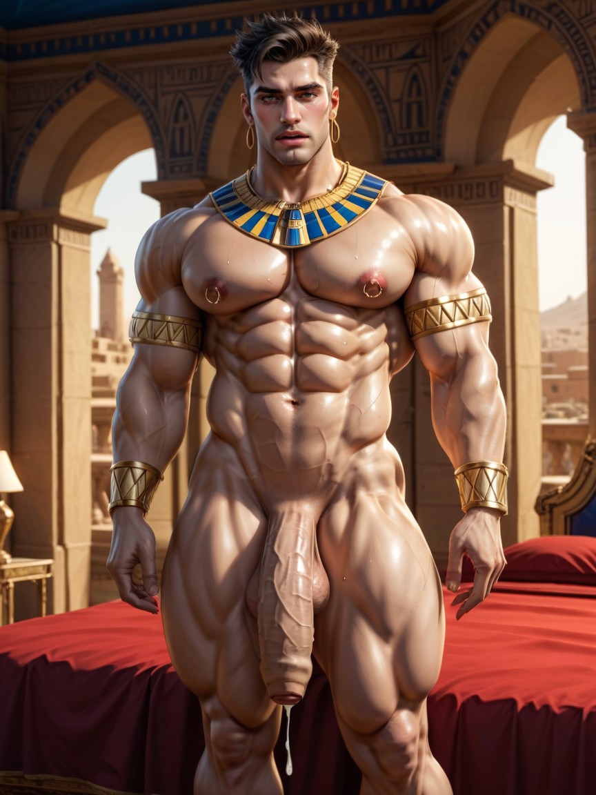 Realistic, Muscular, Sweaty AI Gay Porn