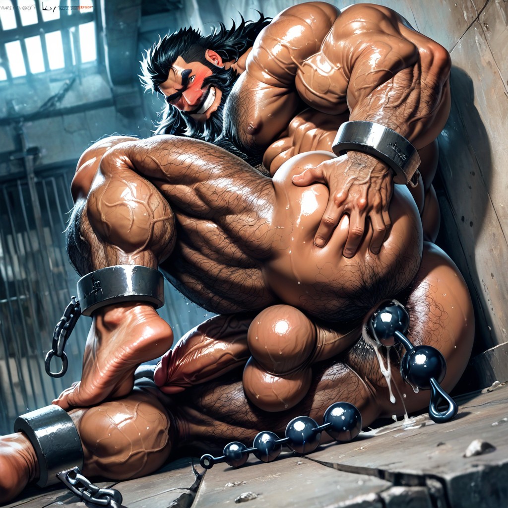 Square Jaw, Dutch Angle, Manly AI Gay Porn