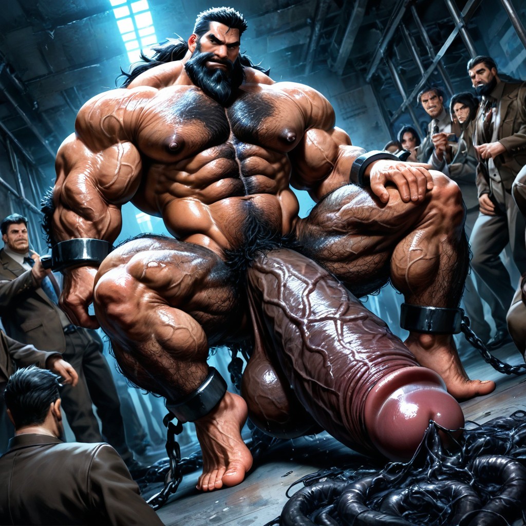 Hyper Balls, Squatting, Hyper Hairy Body Porno gay IA