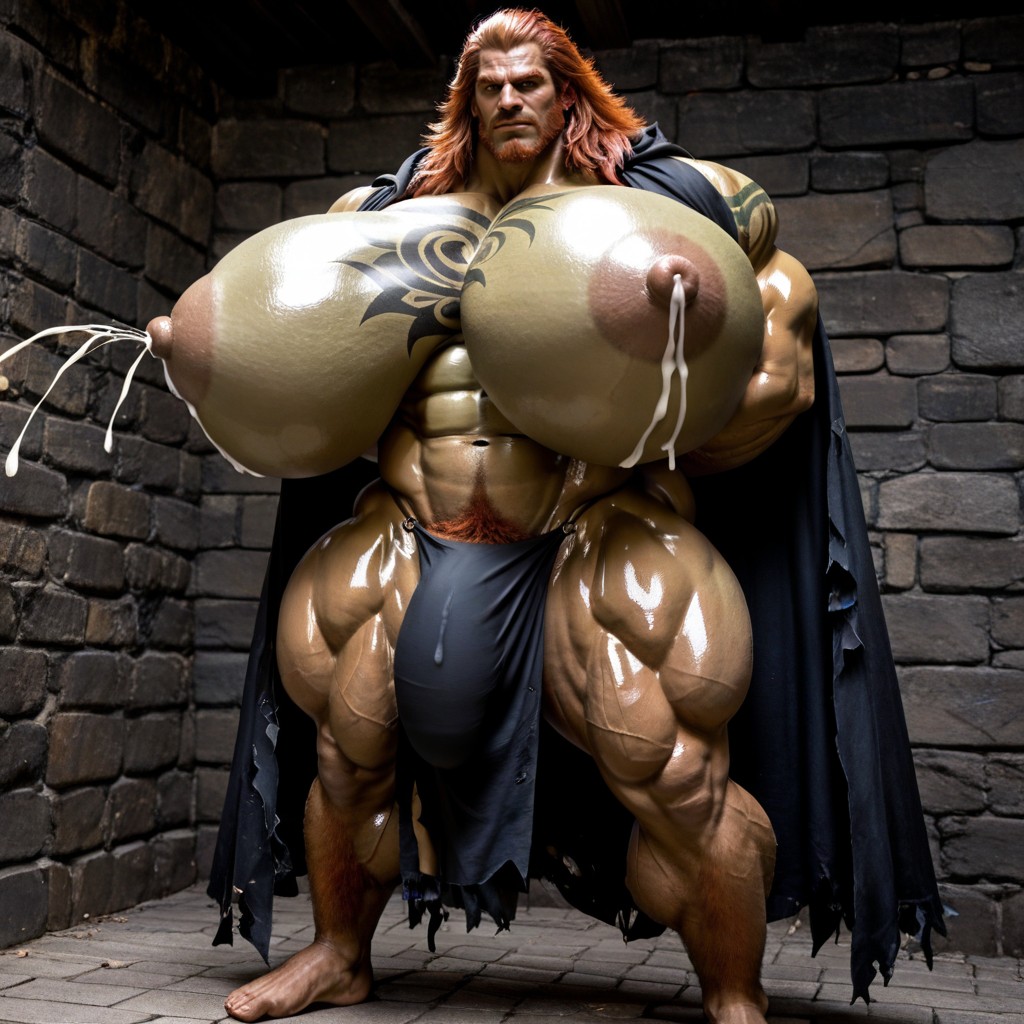 Extremely Large Ass, Bottom Up, Cosplay AI Gay Porn
