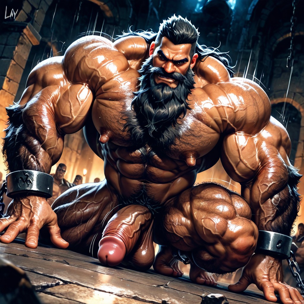 Tiro Largo, Brute Warrior, Squatting Porno gay IA
