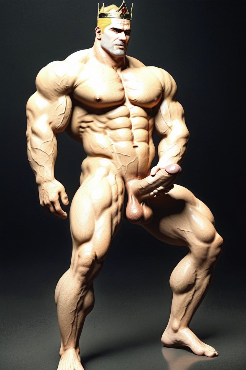With Spread Legs, Piel Pálida, Athletic Body Porno gay IA