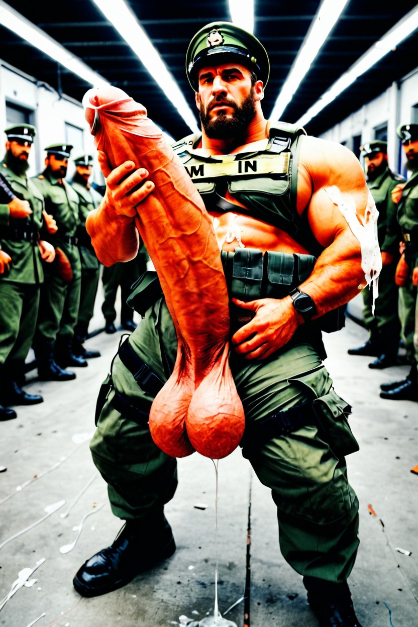 Gigantic Uncut Dick With Foreskin, Cuerpo Completo, 18+ Porno gay IA