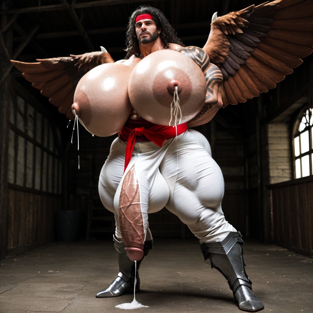 Muscular, Arms Behind Back, 25+ AI Gay Porn