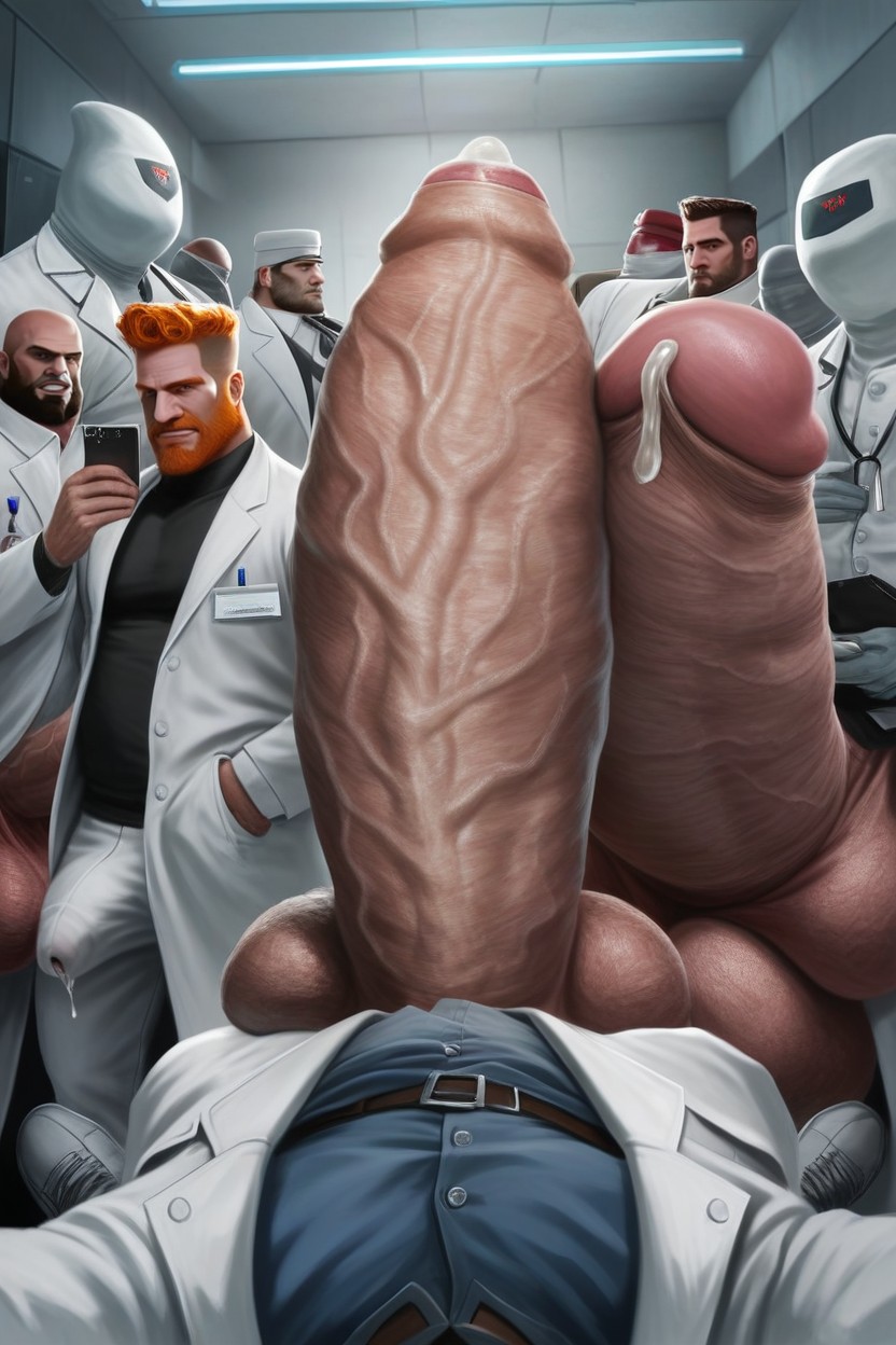 Handsome Bearded Ginger Man Holds Penis, Hd, Bukkake AI Gay Porn