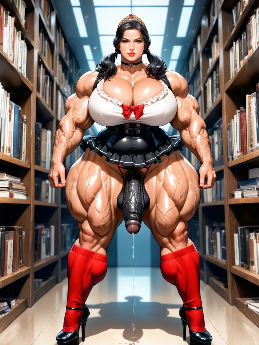 Muscular Veins, Deep Cleavage, Thick AI Gay Porn
