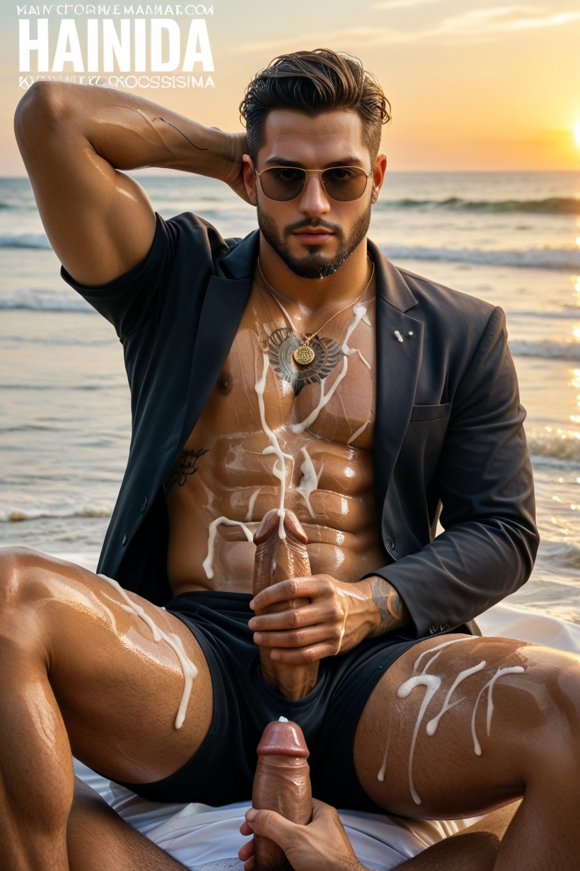 Hyper Cum, Sunglasses, Necklace Porno gay IA