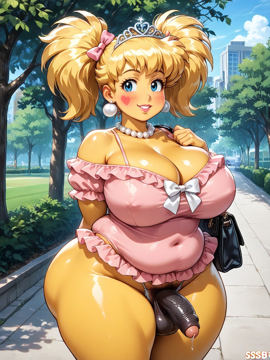 Tiara, Erect Cock, Yellow Skin AI Gay Porn