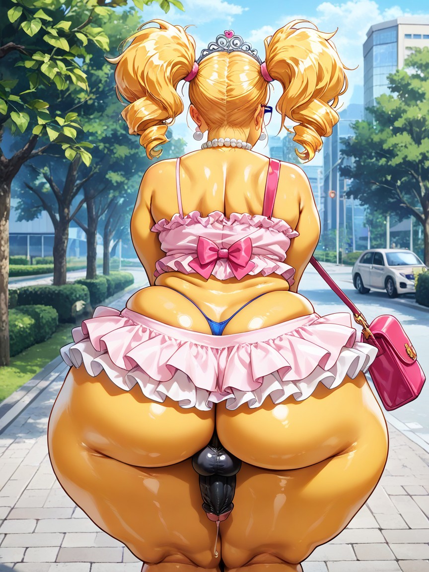 Wide Hips, Sissified, Girly Blouse AI Gay Porn