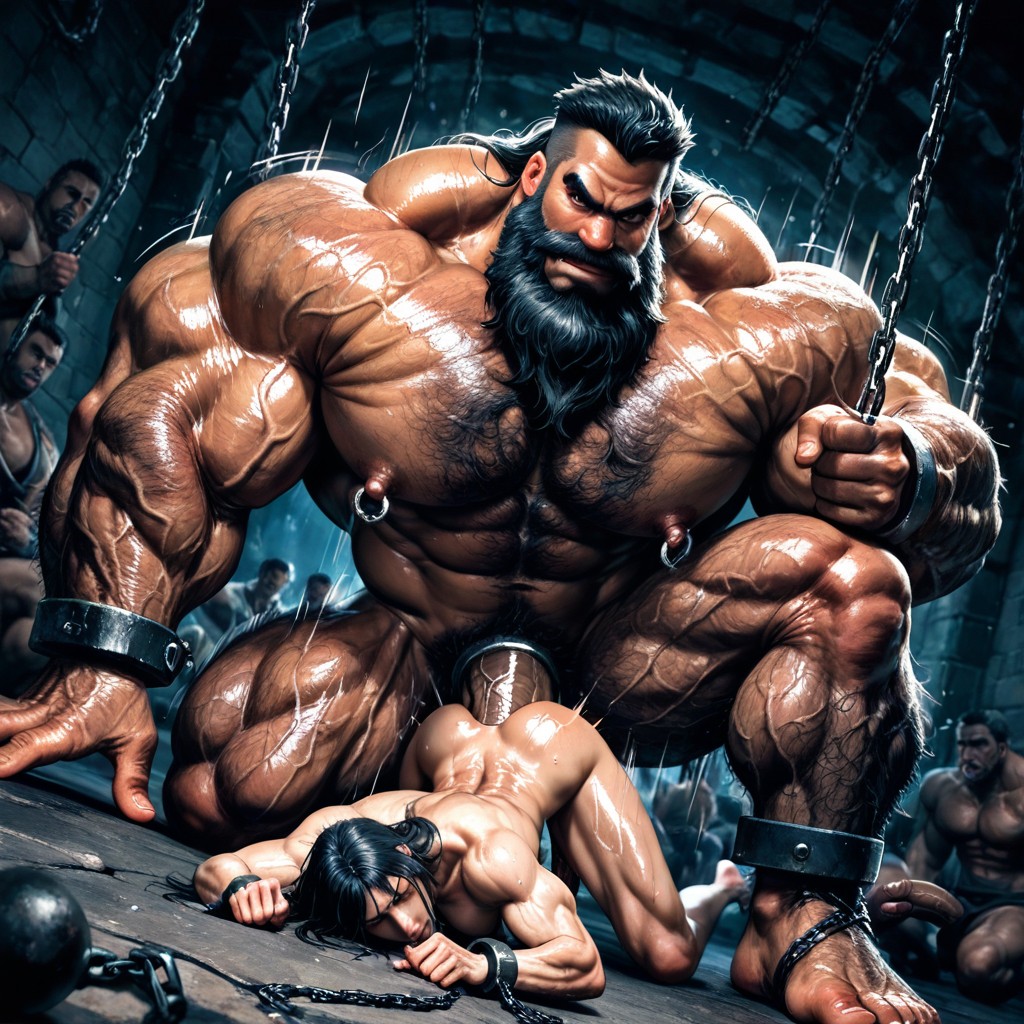 Dungeon In Hell, Manly, Motion Lines Porno gay IA
