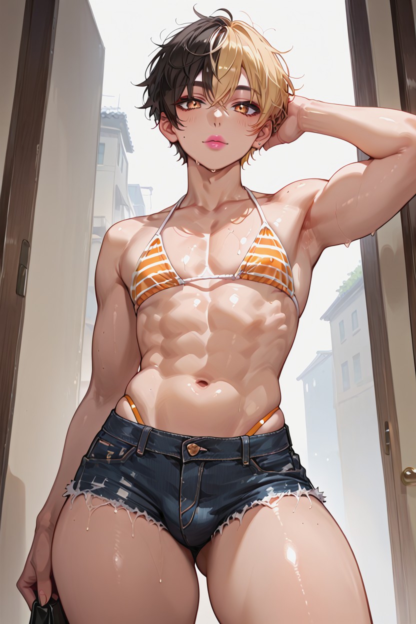 18+, Highly Detailed, Ultra High Details AI Gay Porn