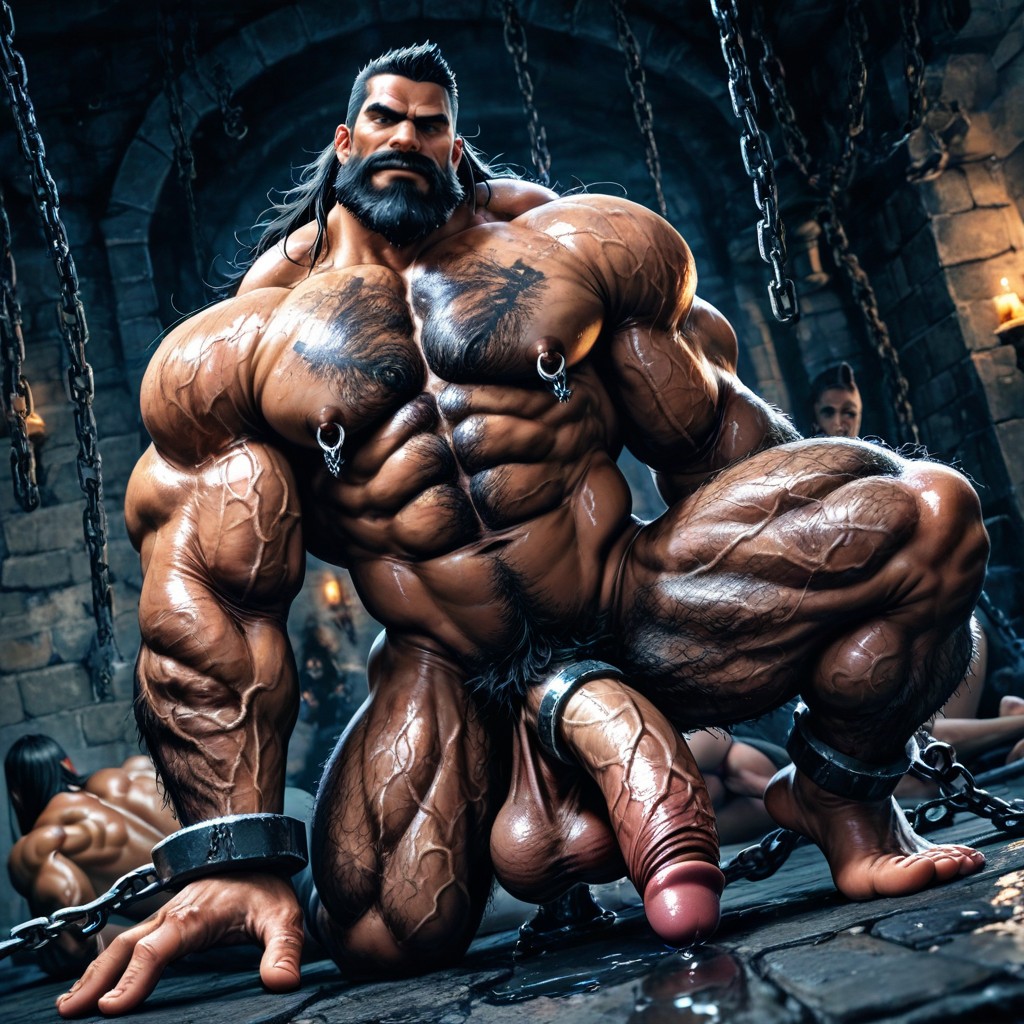 Face Visible, Cock Sucking Himself, Exposed Muscle Thighs AI Gay Porn