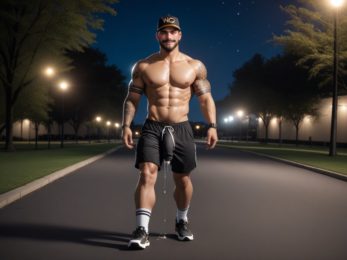 Frat, Athletic, Full-face Blush AI Gay Porn