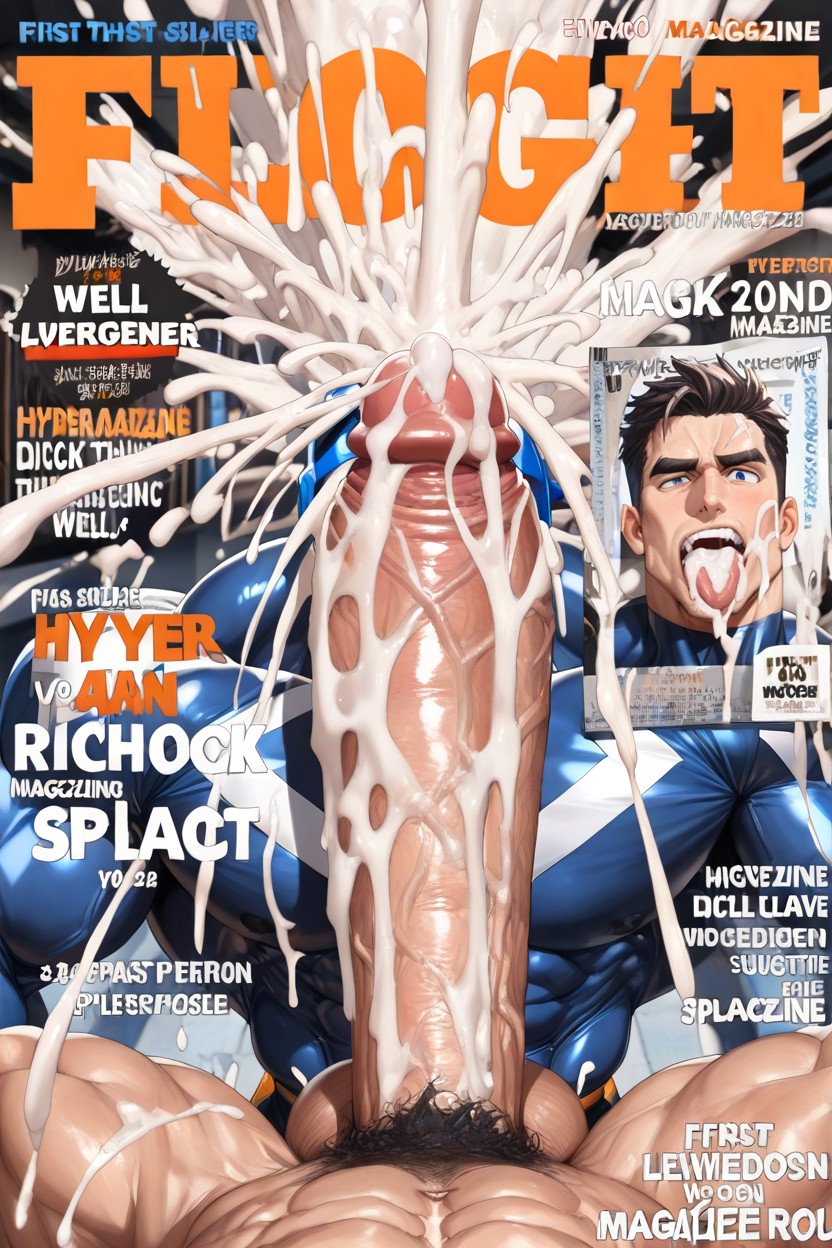Award Winning Photograph, Gigantic Testicles, Dick Longer And Thicker Than Leg AI Gay Porn
