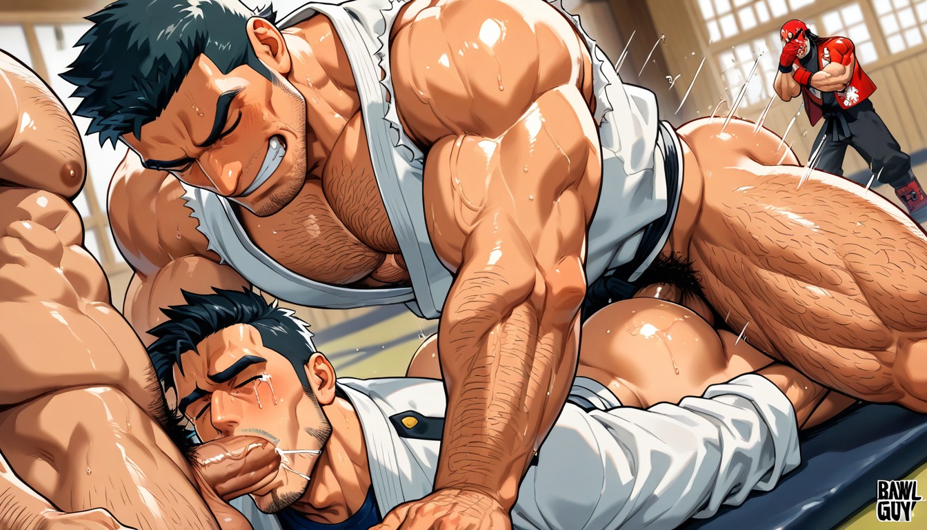 Dojo, Close Eyes, Cheekbones AI Gay Porn