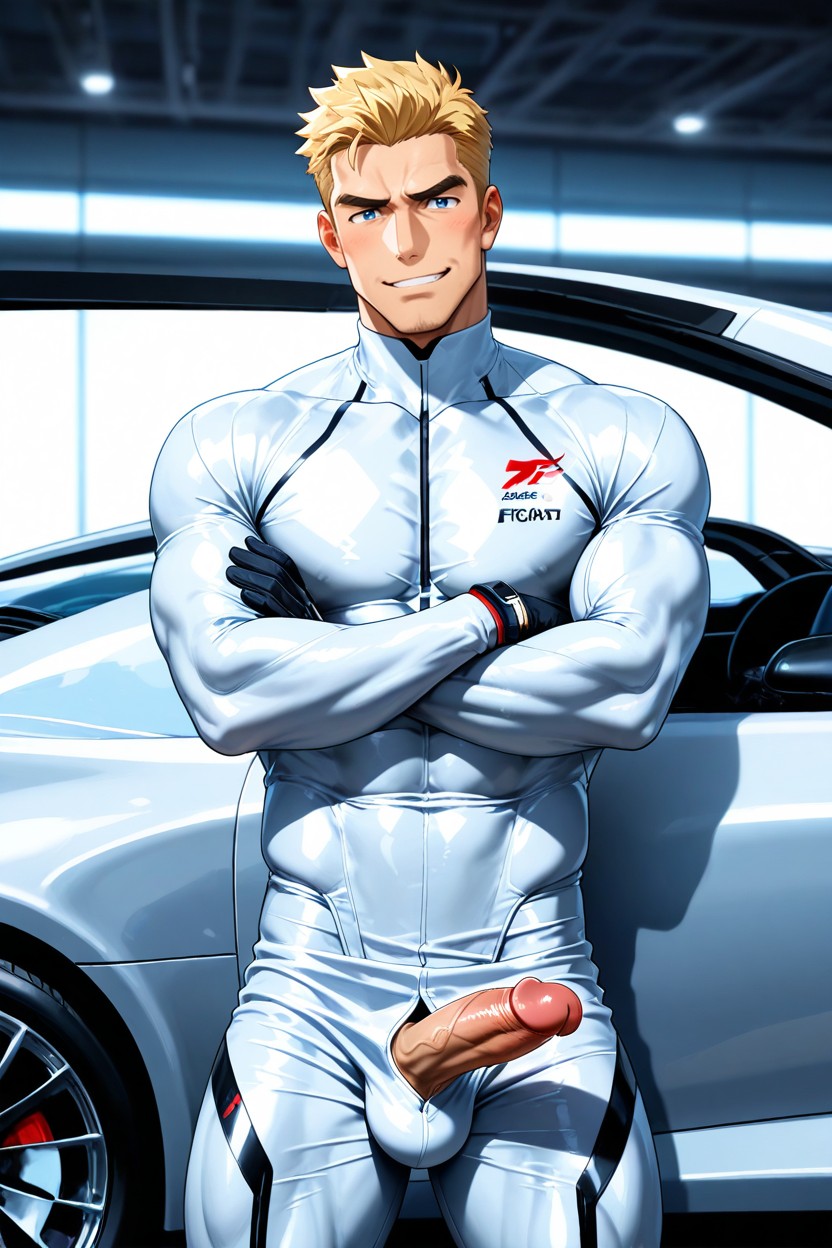 Arms Crossed, Cute, Erection AI Gay Porn