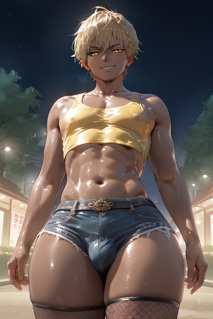 Curvy Body, Beautiful Face, Perfect Skin AI Gay Porn