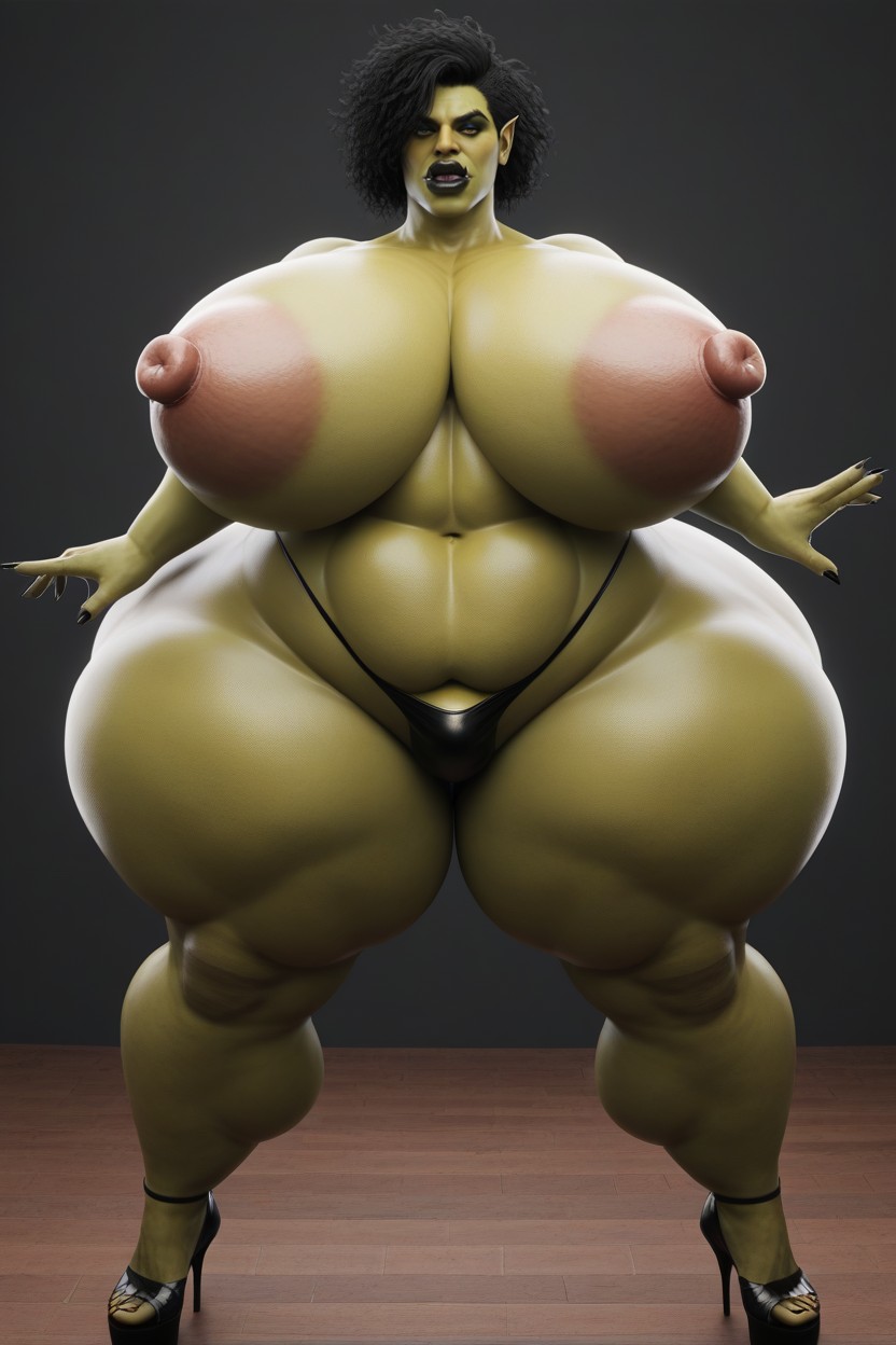 Thick Ass, Giant Ass, Swollen Nipples AI Gay Porn