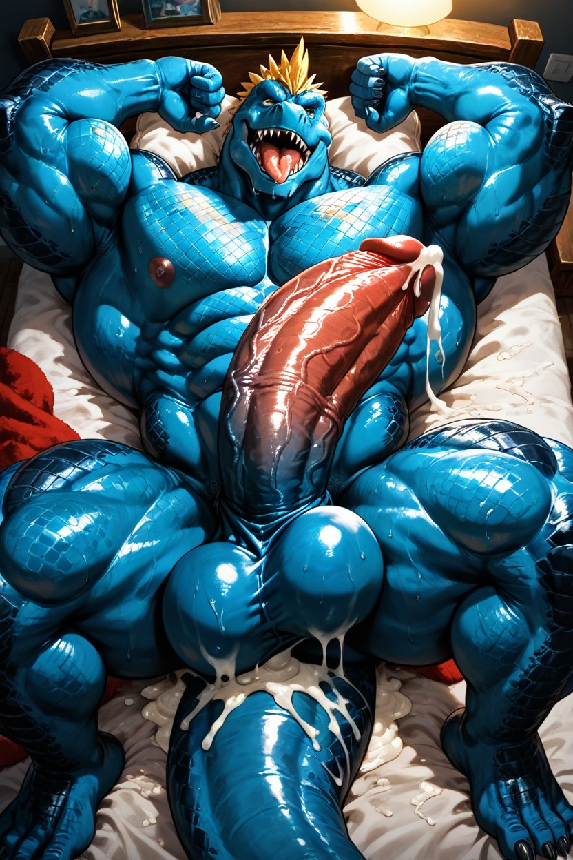 After Sex, Sitting Down, Hyper Balls AI Gay Porn